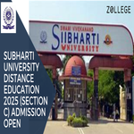 Subharti University Distance Education 2025 Section C Admission Open